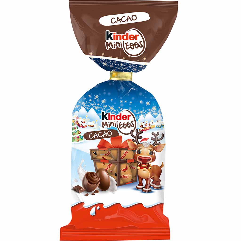 kinder Mini Eggs Cacao 18er 100g MHD:20.4.22