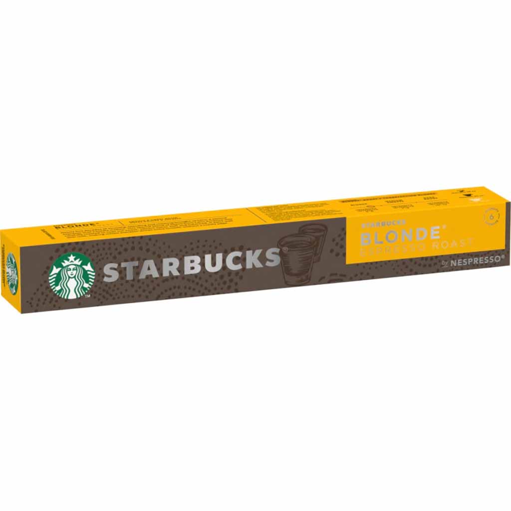 Starbucks NESPRESSO Blonde Espresso Roast 10Tassen 53g MHD:3.3.24