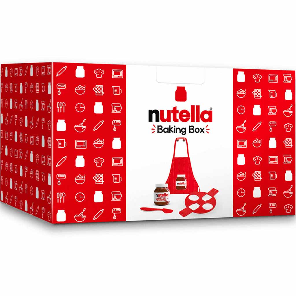 Nutella Baking Box mit Backzubehör & 600g Nutella MHD:28.5.22