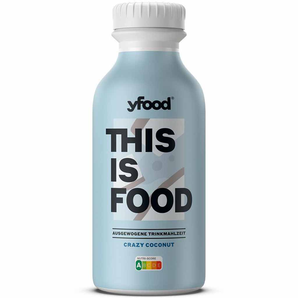 6x yFood Trinkmahlzeit Crazy Coconut á 500ml=3L MHD:18.4.25