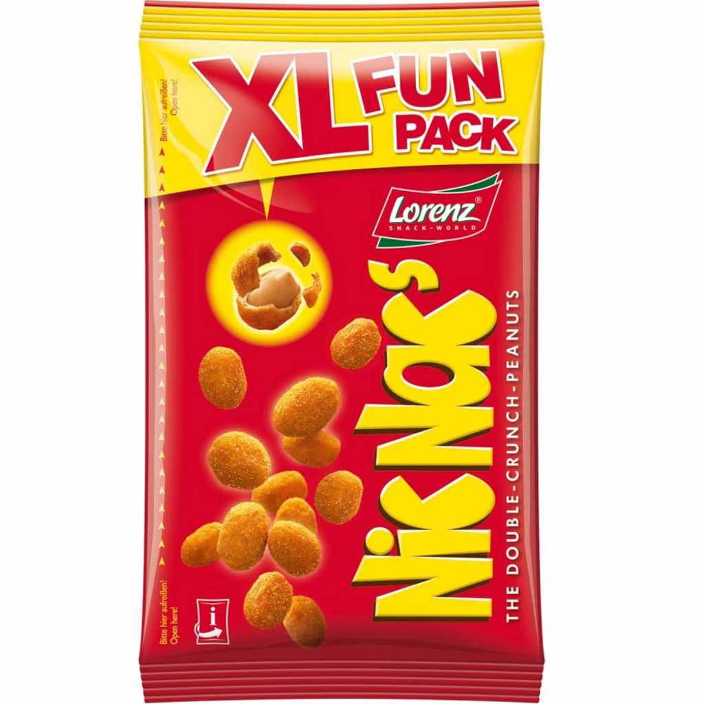 NicNacs Erdnüsse im Teigmantel XL-Fun Pack 210g MHD:1.12.21