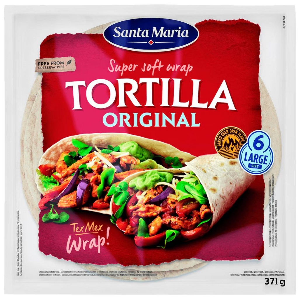 Santa Maria Tortilla Original 371g GTIN 7311310312879 front