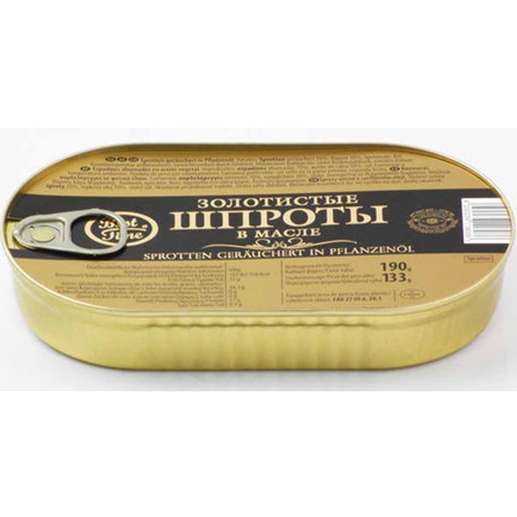 Best Time Sprotten geräuchert in Öl 190g MHD:28.12.24