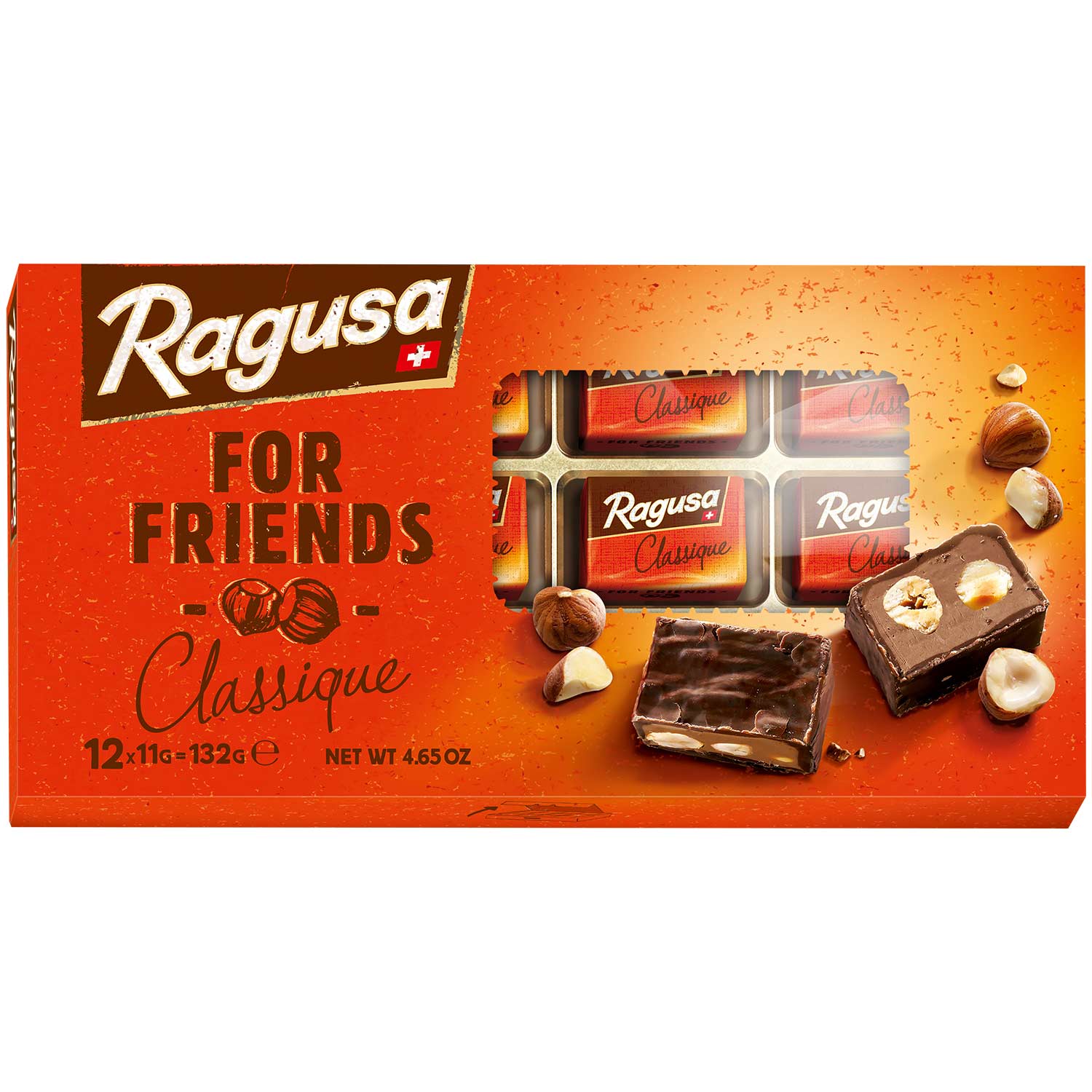 Ragusa For Friends Classique 12er 132g Schweizer Premium Schokolade MHD:28.2.25