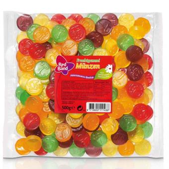 Red Band Fruchtgummi Münzen 500g MHD:26.11.25