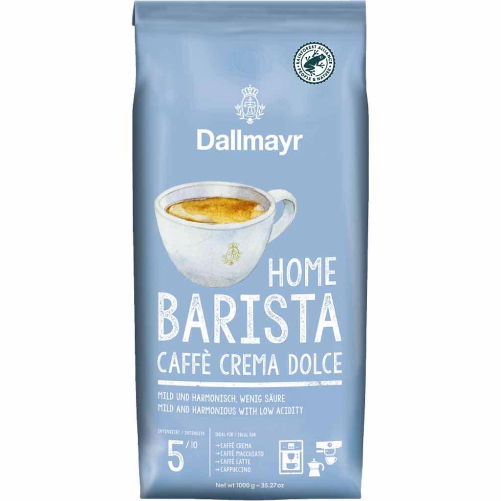 Dallmayr Home Barista Cafe Crema Dolce ganze Bohnen 1000g MHD:30.9.25