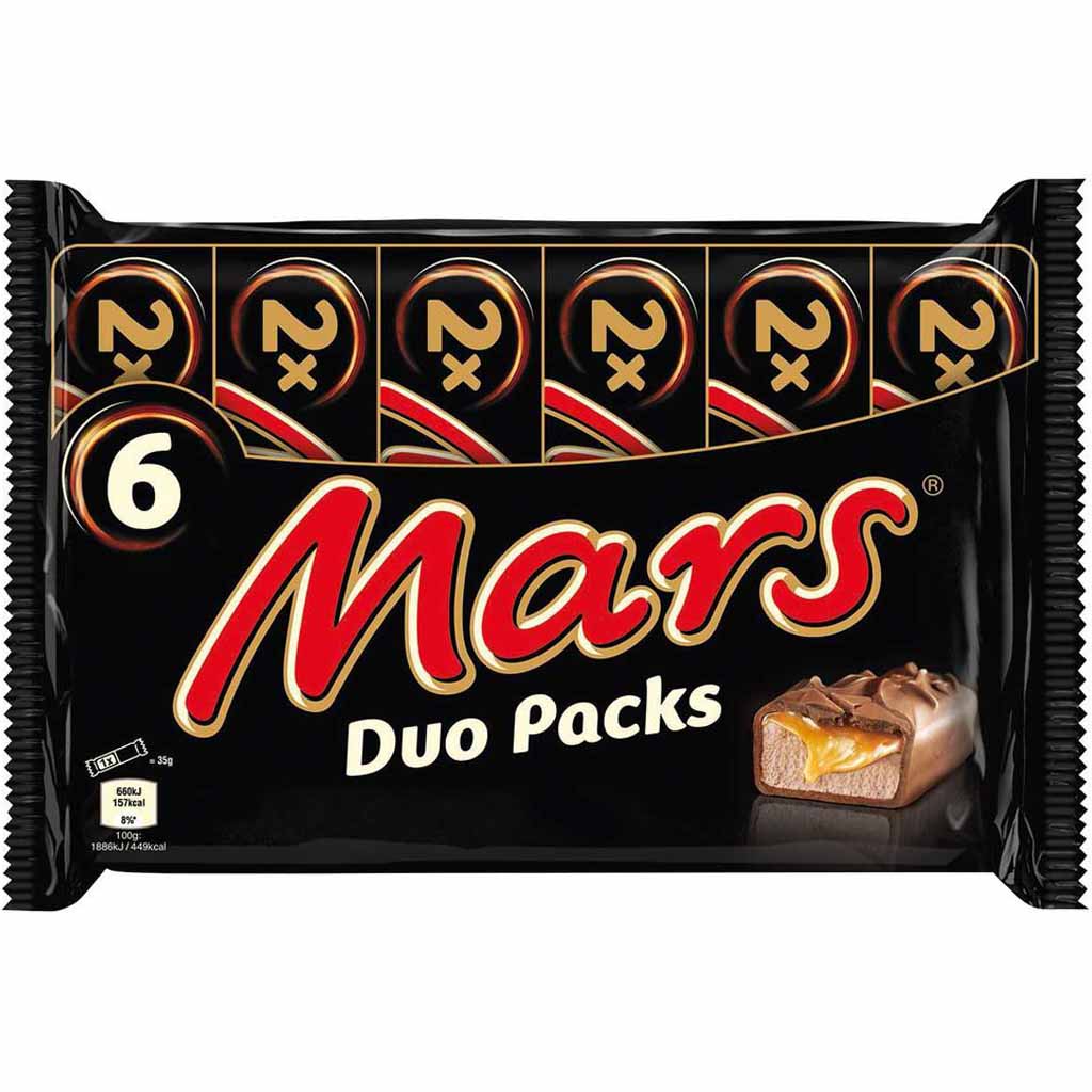 Mars Duo Doppelriegel 6er Pack 420g MHD:8.8.21