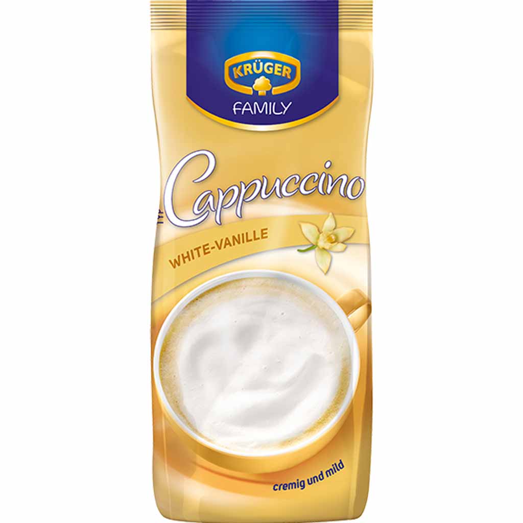 Krüger Family Cappuccino White-Vanille 500g MHD:30.12.25