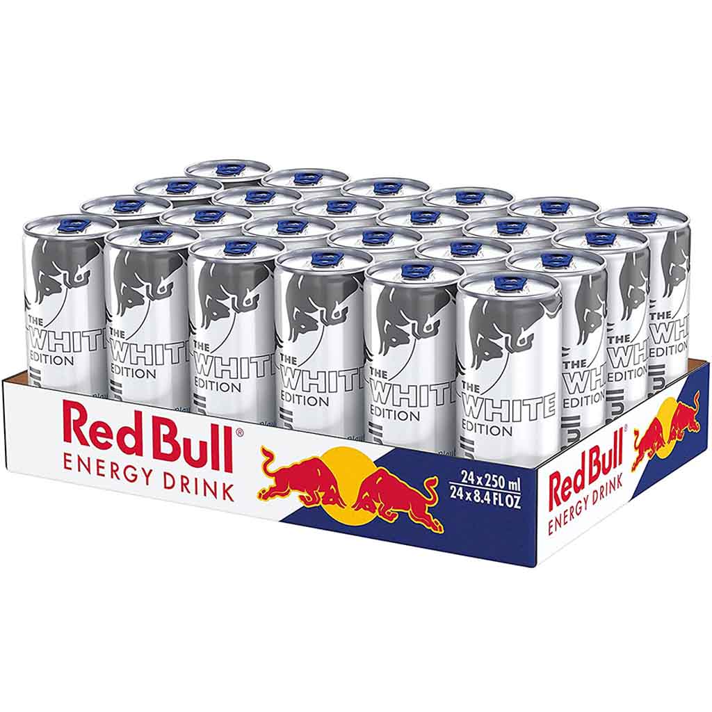 24x Red Bull The white Edition Kokos-Blaubeere DOSE á 250ml=6L MHD:8.7.25