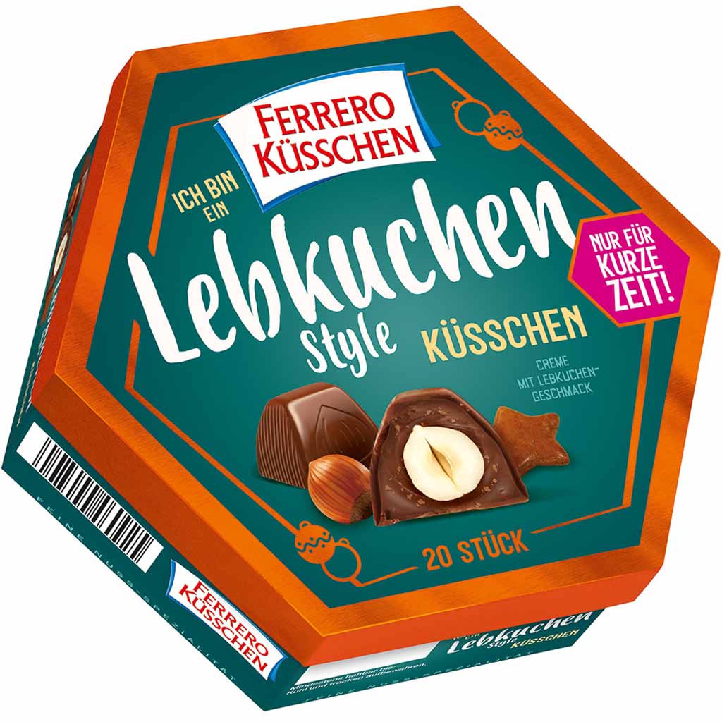 Ferrero Küsschen Lebkuchen Style 20er 186g MHD:14.3.22