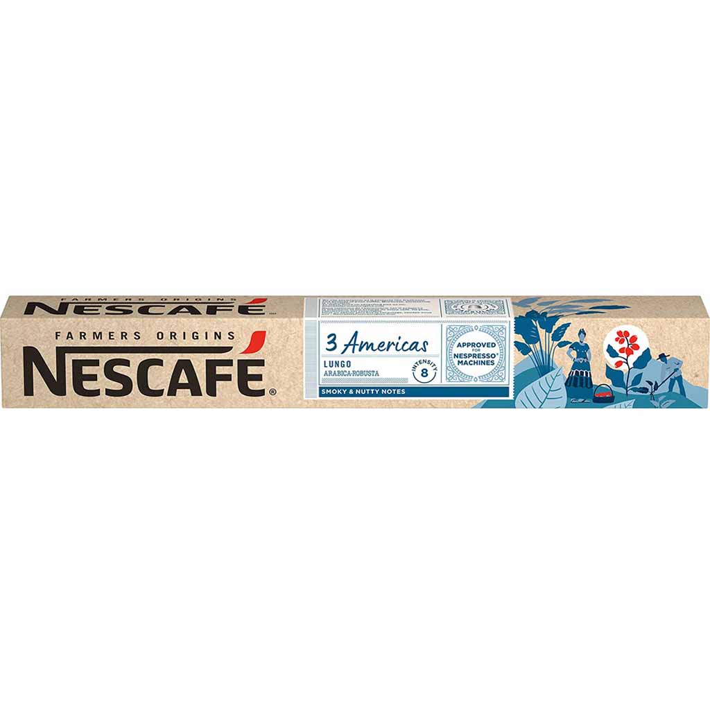 Nescafe Farmers Origins Nespresso 3Americas Lungo 10er 54g MHD:16.11.23