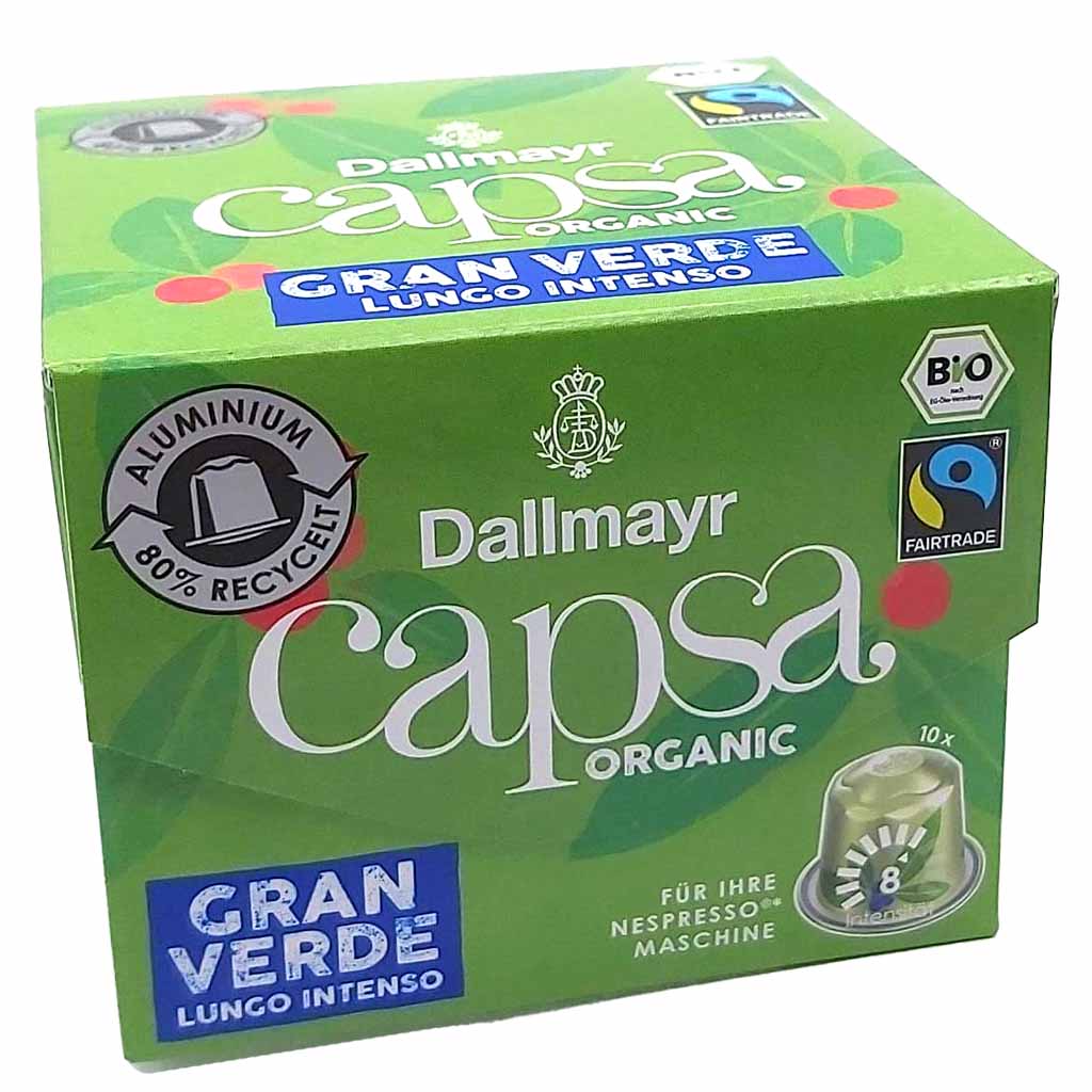 Dallmayr capsa Gran Verde Lungo intenso Bio 56g