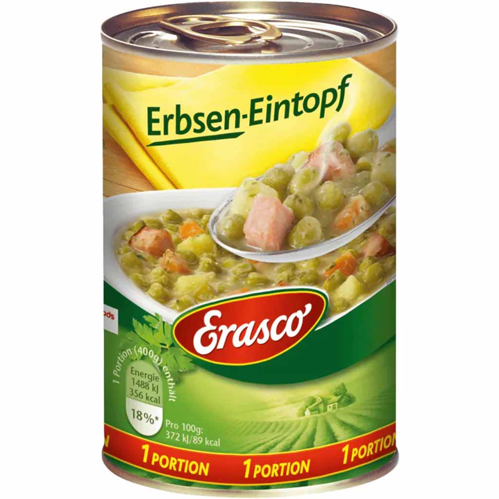Erasco Erbsen Eintopf 400g MHD:30.12.27