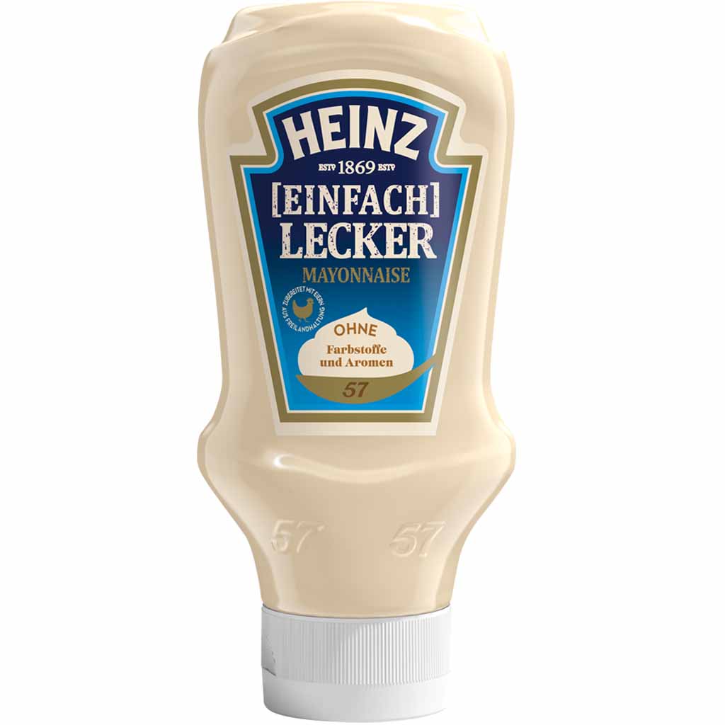 Heinz Einfach Lecker Mayonnaise Squeeze-Flasche 215g MHD:22.6.25