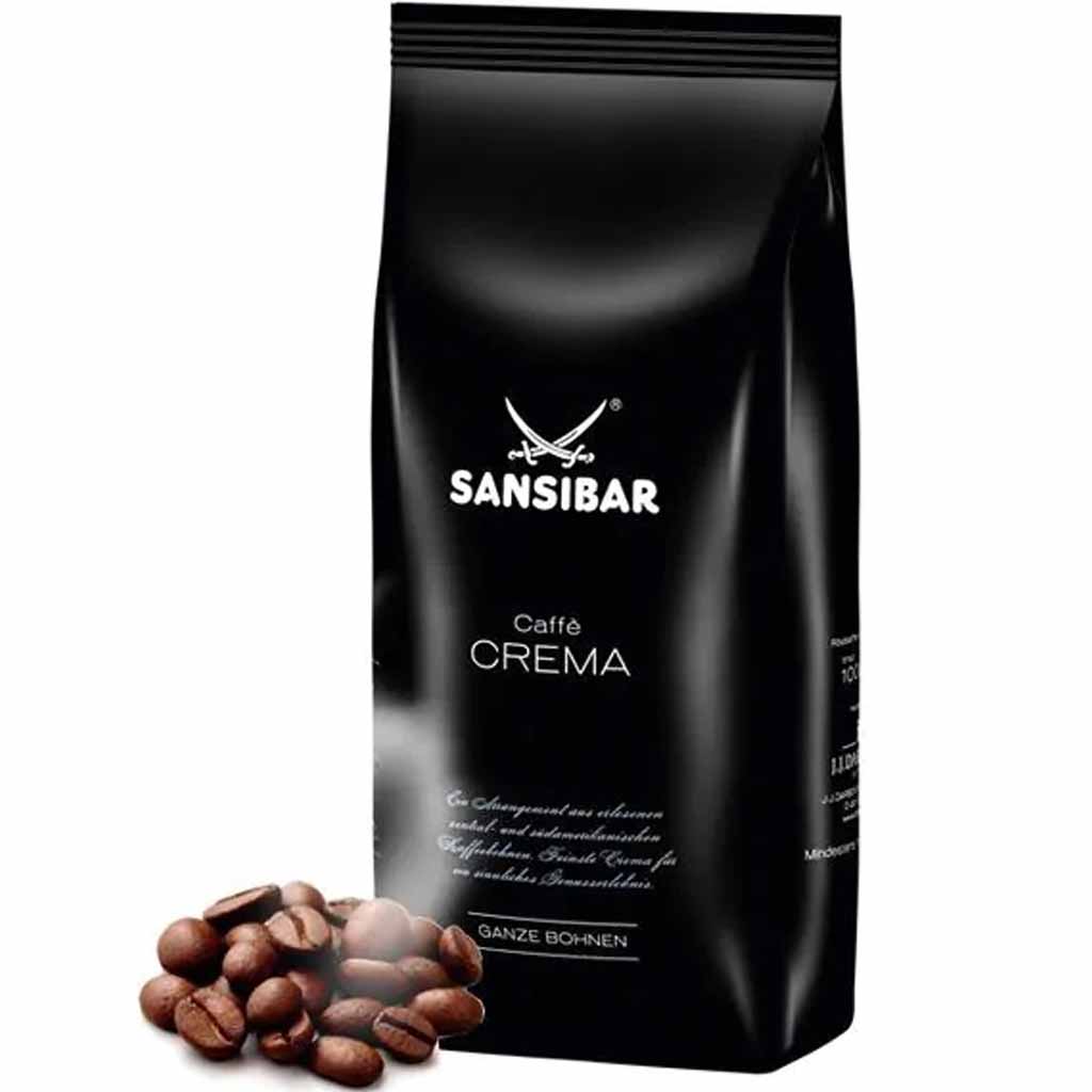 Sansibar Caffe Crema ganze Bohnen 1000g MHD:30.12.25