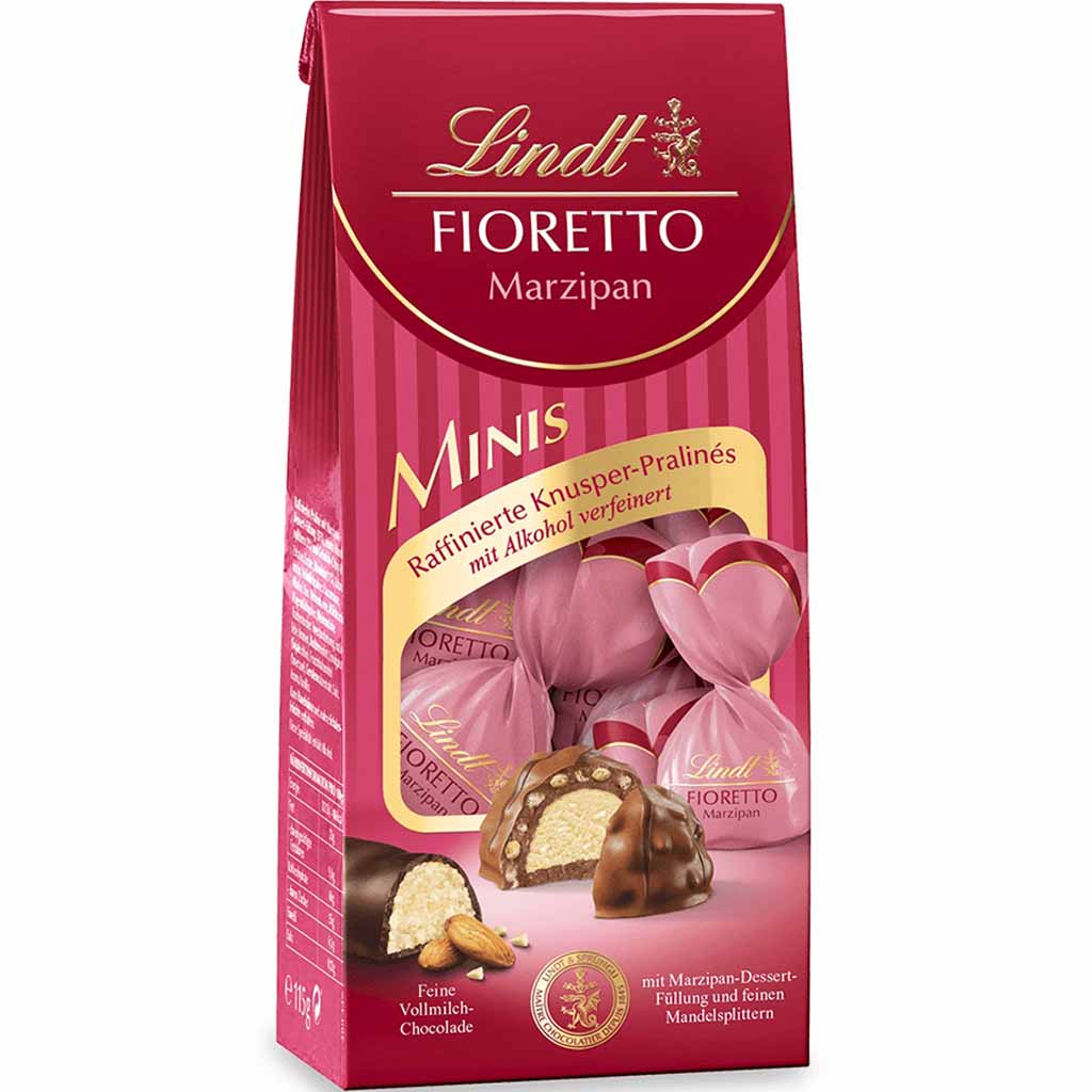 Lindt Fioretto Minis Marzipan 115g MHD:30.10.24