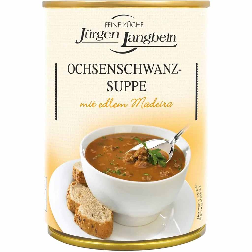 Jürgen Langbein Ochsenschwanz-Suppe 400ml MHD:13.10.26