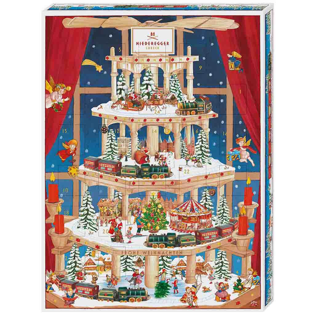 Niederegger Adventskalender Pyramide 500g MHD:26.3.24