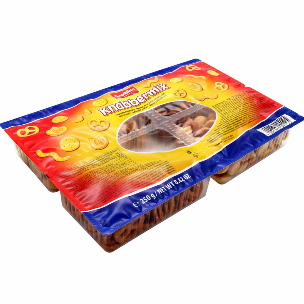 Snackline Knabbermix Salzgebäckmischung 250g MHD:12.6.24