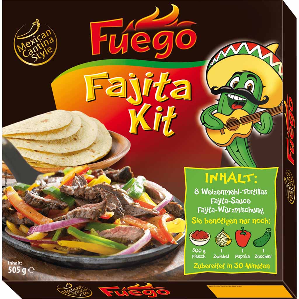 Fuego Fajita Kit 505g MHD:12.12.21