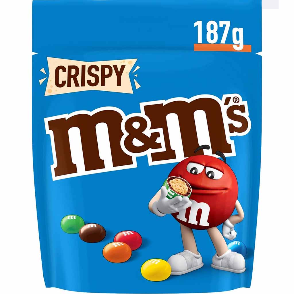 M&Ms Crispy 187g MHD:26.1.25